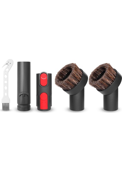 Dyson V6 V7 V8V10V12 V15,1.25 Inç Yumuşak Toz Fırçası ve Ataşman Adaptör Seti Için At Kılı Fırça Aparatı (Yurt Dışından) fırsatları
