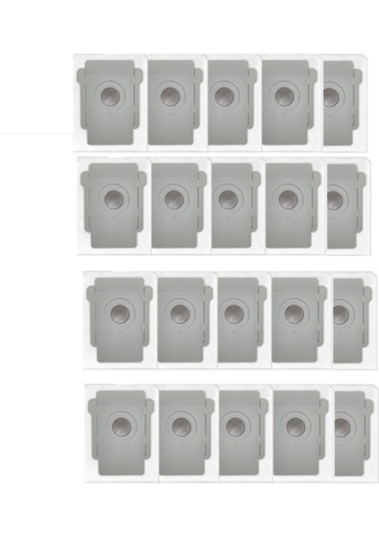 Irobot Roomba Combo J9+ ve Combo J7+/plus Süpürge Aksesuarları Sarf Malzemeleri Toz Torbası Dokumasız Çanta Için 20 Adet Toz Torbası (Yurt Dışından)
