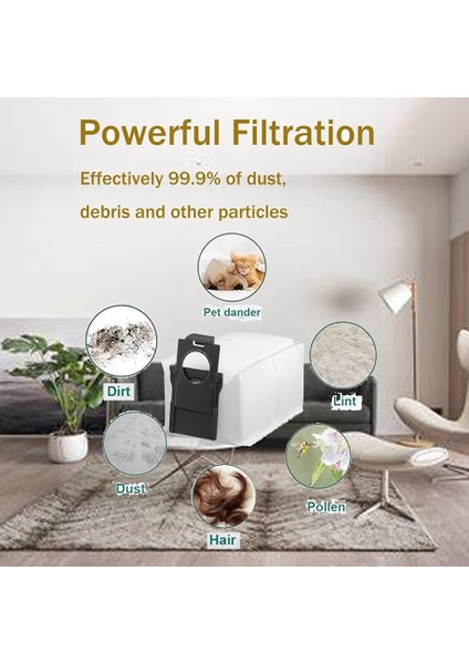 Dreame L10S Pro ULTRA/X30 ULTRA/X40 ULTRA/L40 Ultra Robot Süpürge Yedek Hazneli Süpürge Torbaları Için Toz Torbaları (Yurt Dışından)