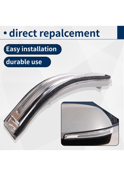 Hyundai Santa Fe 2013-2016 Için Dikiz Aynası Dönüş Sinyal Lambası Yan Ayna LED Reflektör Lambası 87613-B8000 87614B8000 (Yurt Dışından) fırsatları