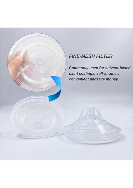 Boya Püskürtme Makinesi Karıştırma Kabı Liner ve Kapak Sistemi Hvlp Için, 20OZ (Yurt Dışından)