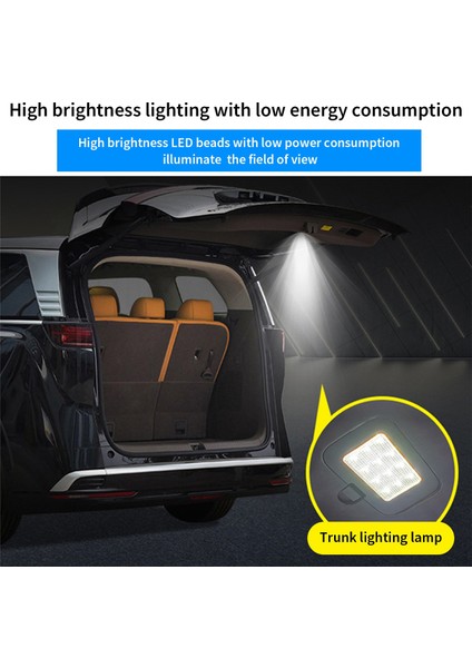 Byd Denza D9 2024 2025 Bagaj Kapağı LED Işığı Bagaj Tavan Aydınlatması Iç Kapı Bagaj LED Işıkları Lambalar (Yurt Dışından) fırsatları