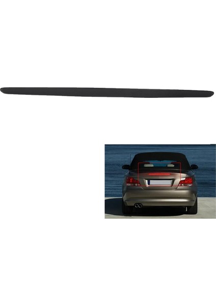 Araba LED Yüksek Montajlı Fren Lambası Üçüncü Fren Lambası Stop Sinyal Lambası Bmw 1 Serisi E82 E87 2007-2013 Siyah (Yurt Dışından)