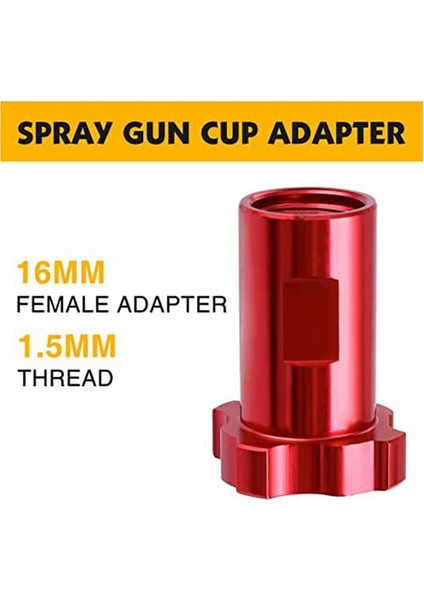 Sprey Tabancası Bardak Adaptörü, Dişi Adaptör (Yurt Dışından)