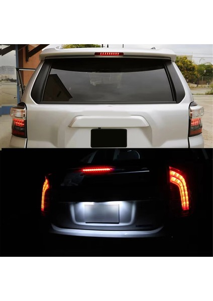 Toyota Prius ZVW30 Elfa Wilfa AGH30 Senna Siyah Için Yüksek Montajlı Fren Lambası 3. Fren Sinyal Lambası Grubu (Yurt Dışından)
