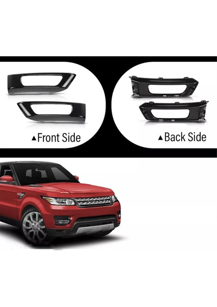 LR045225 LR045224 1 Çift Sol Sağ Ön Tampon Sis Lambası Kapağı Çerçevesi Land Rover Range Rover Sport L494 2014-2017 (Yurt Dışından) modelleri