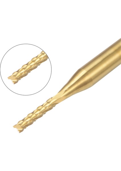 Pcb Makinesi Için 10 Adet Titanyum Kaplama Karbür, 1/8 Inç Şaft 1.4mm (Yurt Dışından)