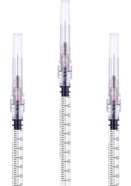20 Paket 1ml Plastik Şırınga 27GA 1/2 Inç Iğne, Şırıngalar (Yurt Dışından)