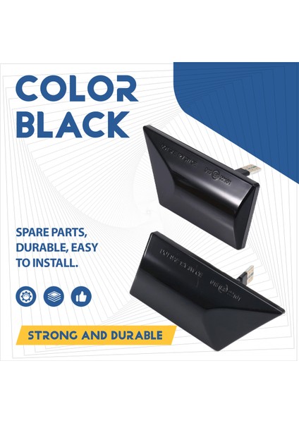 Araba Dinamik Yan Işaret Çamurluk Işıkları Sinyal Lambası Opel Vectra C Signum Için LED Dönüş Sinyal Lambası (Yurt Dışından)