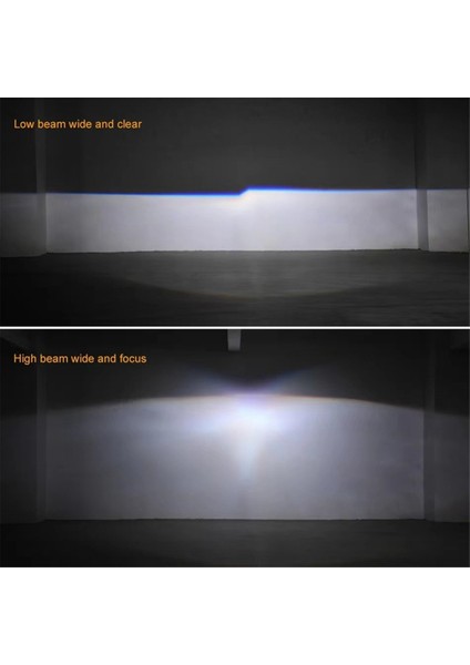 2.5 Inç Araba Far Işığı H1 Xenon Lamba Evrensel Araba LED Far Uzun ve Kısa Far Işığı Siyah Rhd (Yurt Dışından)