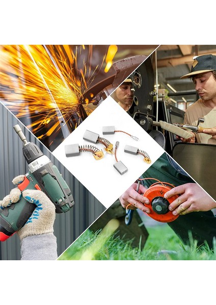 24 Adet Elektrikli Motor Fırçaları Karbon Fırçaları Elektrikli Alet 12 Boyut (Yurt Dışından)