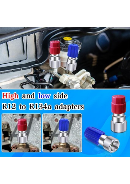 R12'DEN R134A'YA Dönüşüm Kiti, Ac Yenileme Bağlantı Adaptörü Kiti (Yurt Dışından)