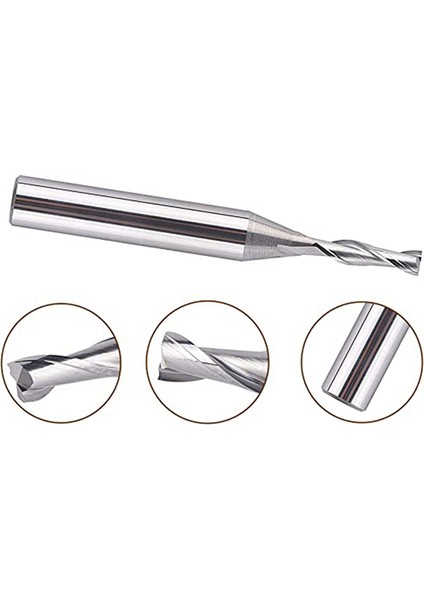 1 Adet 1/8 Kesme Çapı Spiral Yukarı Kesim Yönlendirici Ucu (Yurt Dışından)