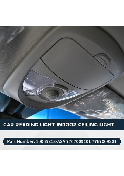 Saıc Roewe W5 Araba Okuma Işığı Iç Mekan Tavan Işığı Tavan Işığı Üst Konsol Montajı Gözlük Kutusu 10065213-ASA (Yurt Dışından)