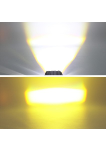 Araba LED 15MM Izgara Işık Spot 12-30V Düşük Yüksek Işın Projektör Lens 38W Motosiklet Çift Renkli Sürüş Işığı (Yurt Dışından) indirimleri