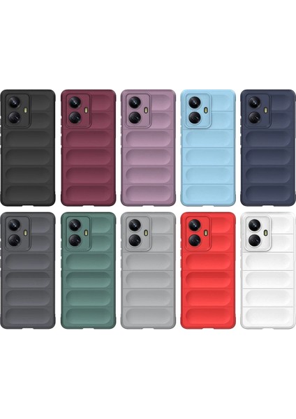 Realme 10 Pro 5g Kılıf Optimum Silikon - Mor Bstmy