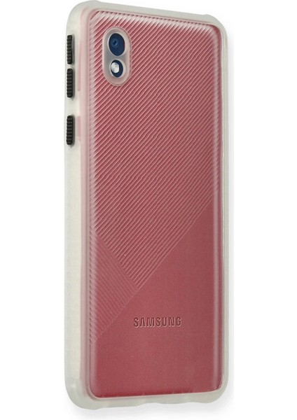 Samsung Galaxy A01 Core Kılıf Miami Şeffaf Silikon - Şeffaf Bstmy