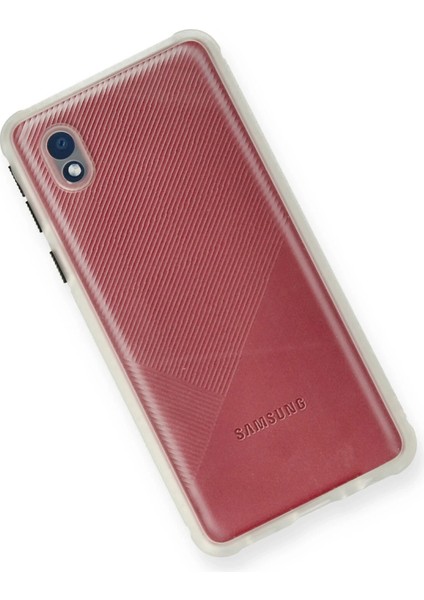 Samsung Galaxy A01 Core Kılıf Miami Şeffaf Silikon - Şeffaf Bstmy