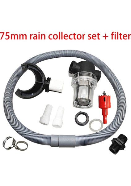 Yağmur Tutucu Yağmur Fıçı Yönlendirici Yağmur Suyu Toplama Sistemi 75MM (Yurt Dışından) indirimleri