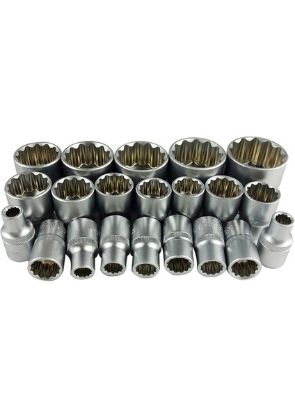 19 Parça 12 Açı Soket Anahtarı Seti Tamir Aletleri 8-32MM (Yurt Dışından)