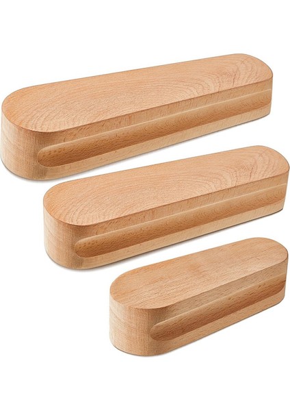 3 Adet Sert Ahşap Terziler 7/9.5/12 Inç Buharlı Ütü Dikiş Aleti (Yurt Dışından)