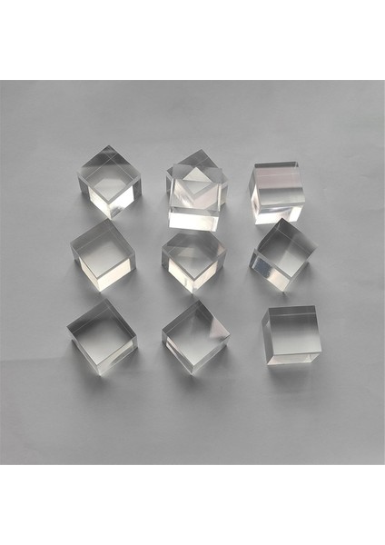 10 Adet 1 Inç x 1 Inç x 1 Inç Şeffaf Akrilik Kare Kare Bloklar (Yurt Dışından) fiyatları