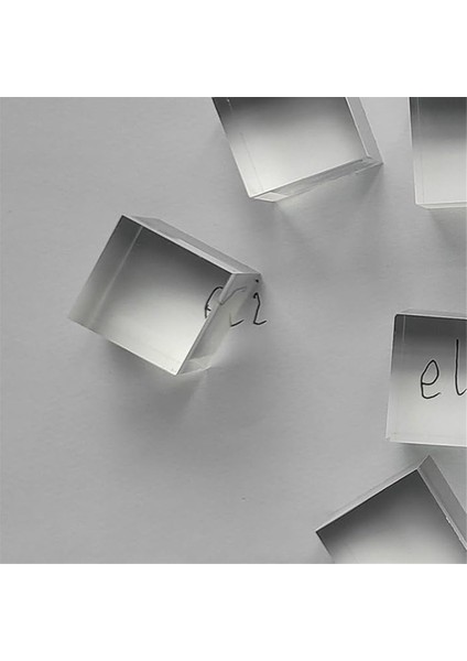 10 Adet 1 Inç x 1 Inç x 1 Inç Şeffaf Akrilik Kare Kare Bloklar (Yurt Dışından) indirimleri