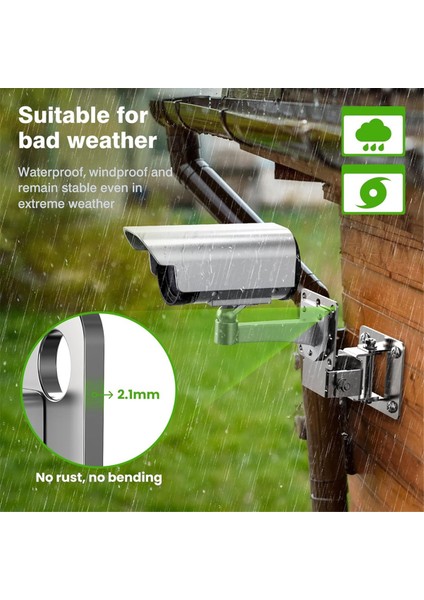 2 Paket Evrensel Duvar/direk Montaj Direği Montaj Braketleri U-Cıvata ile (Yurt Dışından) fırsatları