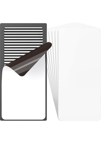 Ev Için 8 Paket Manyetik Havalandırma Kapağı 5.5X12IN Manyetik Zemin Kaydı (Yurt Dışından)