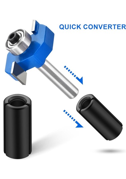 4 Adet 1/4 Şaftlı 6 Rulmanlı Freze Ucu Seti (Yurt Dışından) fırsatları