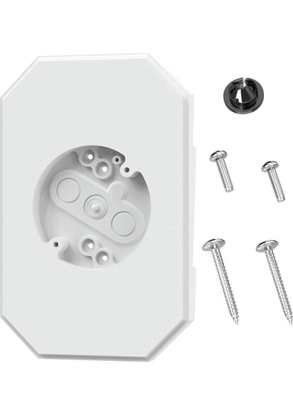 Siding Montaj Kiti, 8141DBL Dış Aydınlatma Montaj Bloğu, Beyaz (Yurt Dışından)