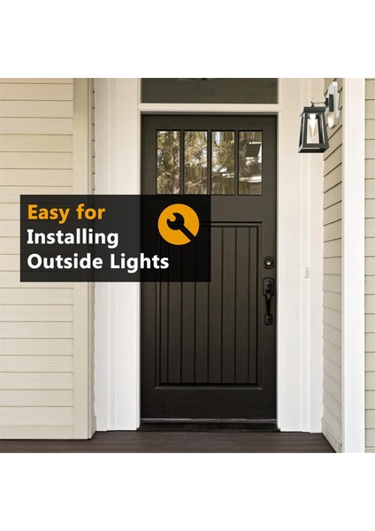 Siding Montaj Kiti, 8141DBL Dış Aydınlatma Montaj Bloğu, Beyaz (Yurt Dışından) fiyatları