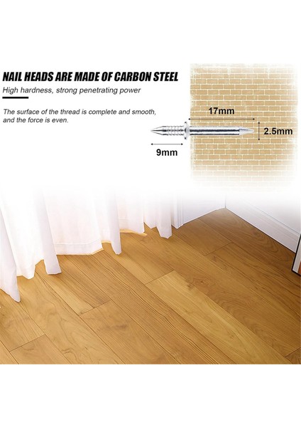 200 Adet Süpürgelik Dikişsiz Çivi Çift Başlı Vida Manşon Aleti ile (Yurt Dışından) fiyatları