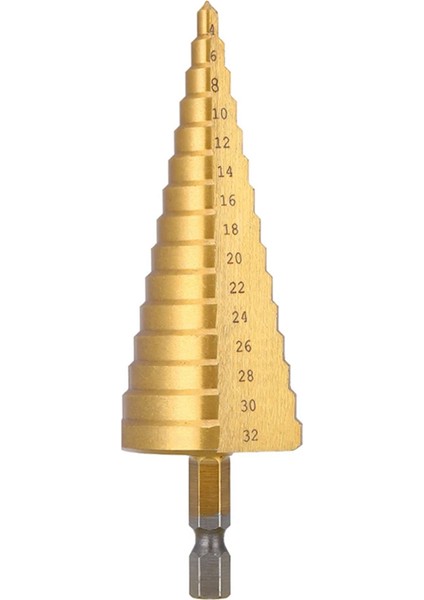 4-32MM Hss Düz Yivli Kademeli Matkap Ucu (Yurt Dışından)