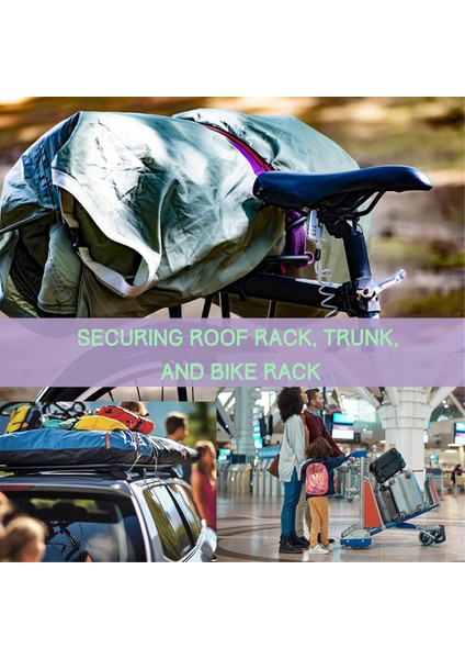 Kancalı Ağır Hizmet Tipi Dış Mekan Kauçuk Bungee Kordonları (Yurt Dışından) indirimleri