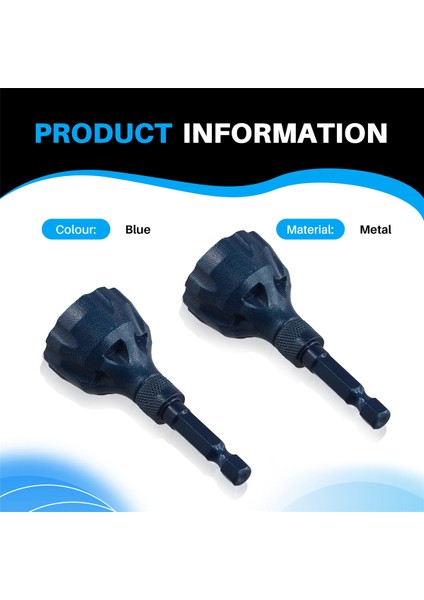 2 Adet Tungsten Karbür Çapak Alma Dış Pah Kırma Aleti (Mavi) (Yurt Dışından) fırsatları