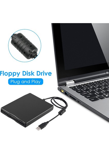 USB Disket Okuyucu Sürücü 3.5 Inç 7 8 2000 Xp Vista Pc Için (Yurt Dışından)