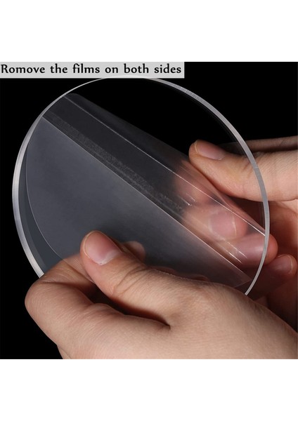 Yuvarlak Akrilik Levhalar 8 Inç Çap 1/8 Inç Kalınlık Işaretler, Kendin Yap El Sanatları Için (Yurt Dışından) fiyatları