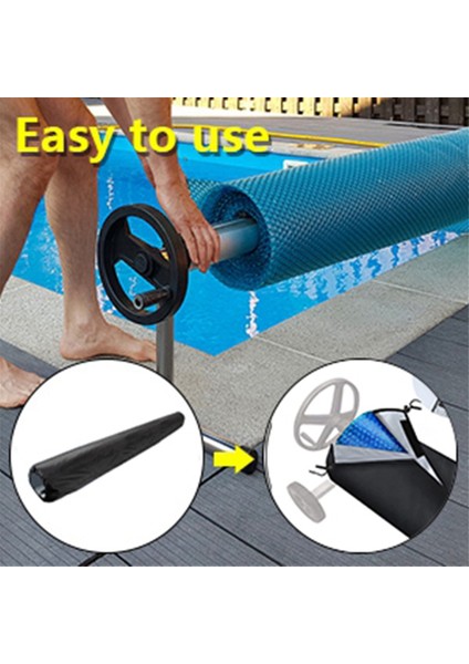 Havuzlar Için Makara Kılıfı 18' Genişliğe Kadar Siyah (Yurt Dışından) indirimleri