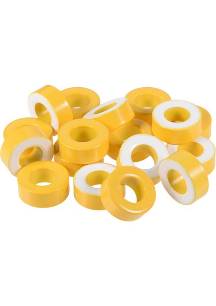 Sarı ve Beyaz Halka Ferrit Çekirdek Demir Tozu Halka Çekirdek (Yurt Dışından)