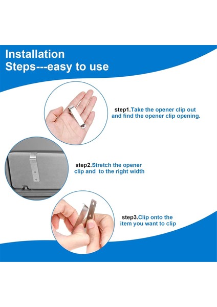 6 Adet Garaj Kapısı Açma Klipsi, Garaj Kapısı Uzaktan Açma (Yurt Dışından) modelleri