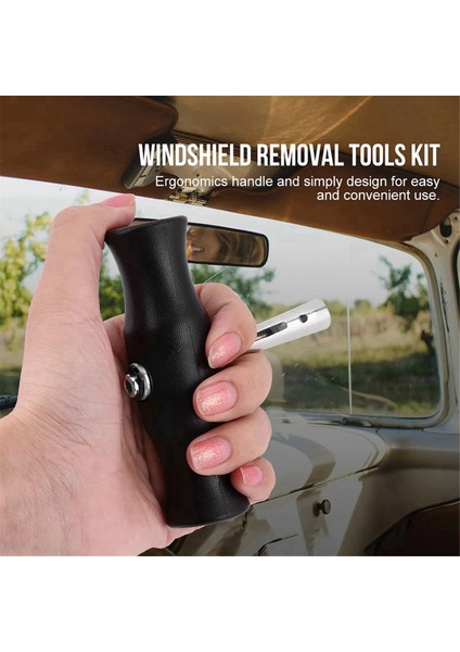 Cam Kesme Teli ve Saplı Araba Ön Camı Çıkarma Alet Seti (Yurt Dışından) indirimleri