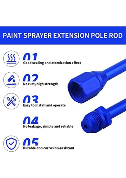 12 Inç (30 Cm) Uzatma Çubuğu + 517 Nozul + Nozul Ucu A (Yurt Dışından) indirimleri