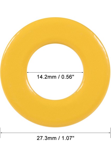 Sarı ve Beyaz Halka Ferrit Çekirdek Demir Tozu Halka Çekirdek (Yurt Dışından) fiyatları