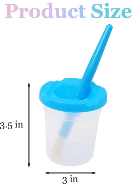 Çocuklar Için 10 Adet Boya Kapları, Sanatçılar Için Dökülmeye Karşı Dayanıklı Öğrenme Renk Kapları (Yurt Dışından) fırsatları