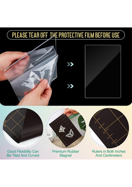 Die Mat Seti, Kart Boyutu Izgaralı Manyetik Ara Parçası ve Akrilik Kesme Matı (Yurt Dışından) fiyatları