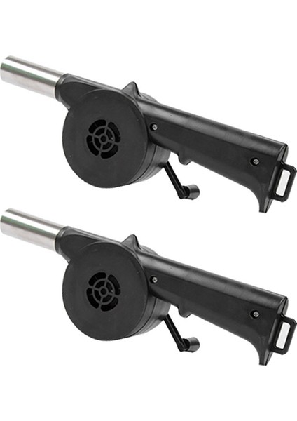 2 Adet El Barbekü Fanı Açık Barbekü Fanı Barbekü Için Hava Üfleyici (Yurt Dışından)