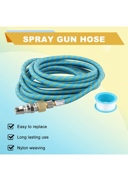9.84FT Naylon Örgülü Airbrush Hava Hortumu Adaptörü Air Brush Için Uygun (Yurt Dışından) fırsatları