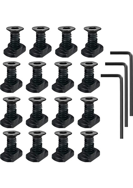 16 Paket M 4 T-Somun Metrik Kamlı Vida Yedek Setleri (Yurt Dışından) indirimleri