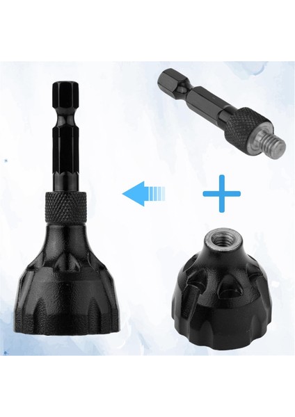 2 Adet Çapak Alma Dış Pah Kırma Aleti, 1/4 Inç Altıgen Şaft Çapak Alma (Yurt Dışından) modelleri